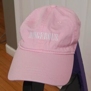 Ariana Grande Dangerous Woman Tour 2017 Concert Hat, Light Pink